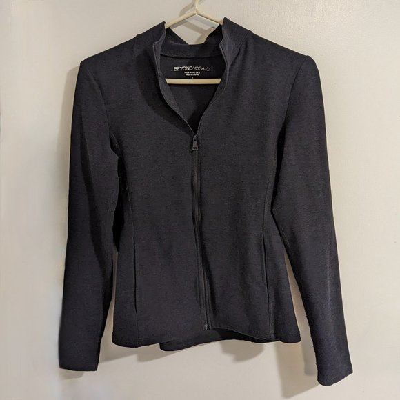 Beyond Yoga Spacedye On The Go Mock Neck Jacket - Picture 1 of 16